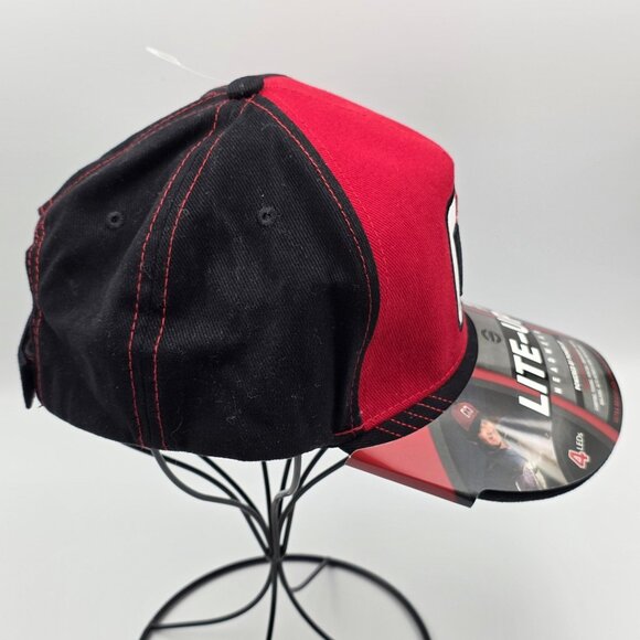 International Harvester Hat Cap Strap Back Mens One Size Red Black LED POWERCAP - Picture 5 of 11